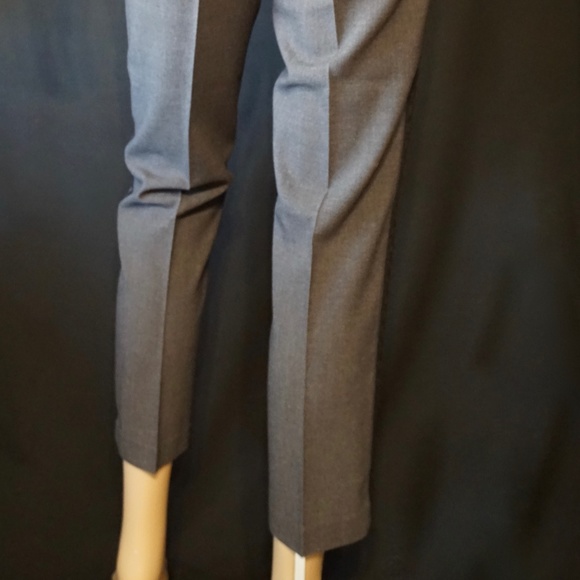 Forever 21 - Tuxedo Lace Trim Sides - Cigarette Style Pants - Gray Size M - Picture 4 of 7